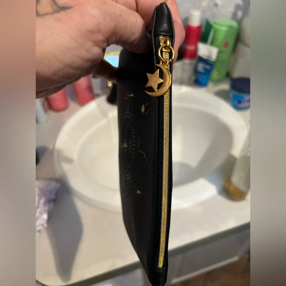 Ipsy Oct 2020 black gold magic makeup bag witchy cosmetics goth witch - Picture 7 of 8